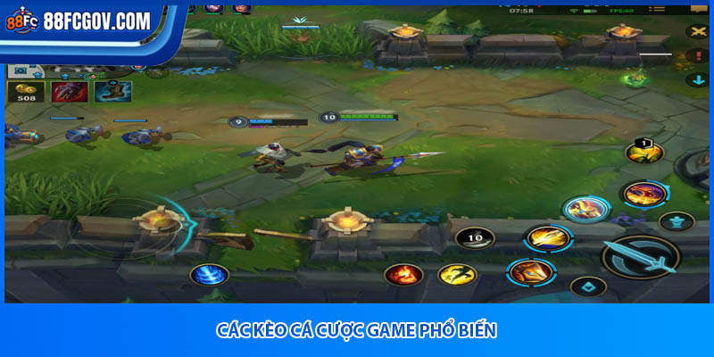 Các kèo cá cược liên minh phổ biến