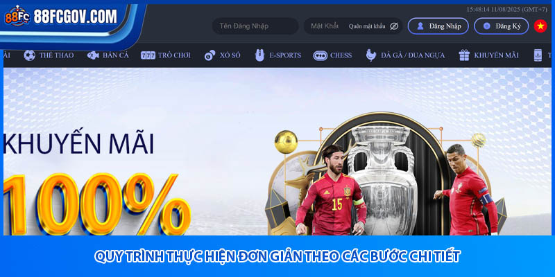 Quy trình thực hiện đơn giản theo các bước chi tiết